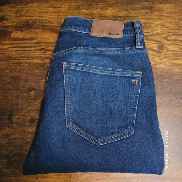Madewell Jeans Size 28 High Riser Skinny Davis Wash B7131 Stretch Denim - Picture 3 of 11